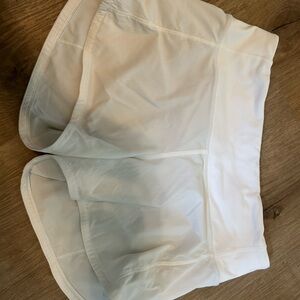 lululemon athletica White Athletic Shorts